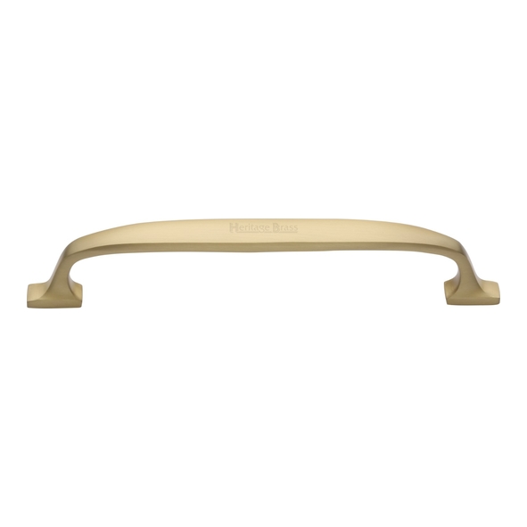 C7213 160-SB • 160 x 184 x 35mm • Satin Brass • Heritage Brass Durham Cabinet Pull Handle